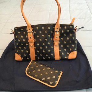 Dooney & Bourke - Zip Top Logo Satchel Handbag